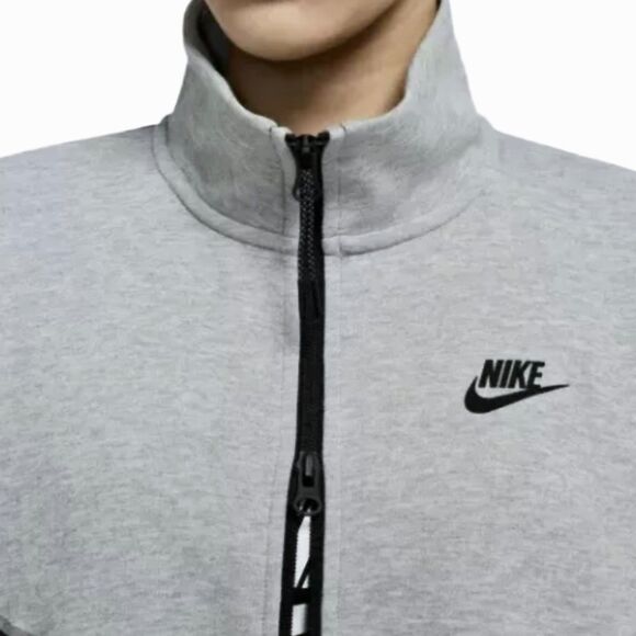 Nike Tech Fleece Windrunner Jacket Womens M Gray Full Zip EUC CW4296-063 - Picture 2 of 13